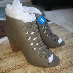 Open Toe Heel Booties